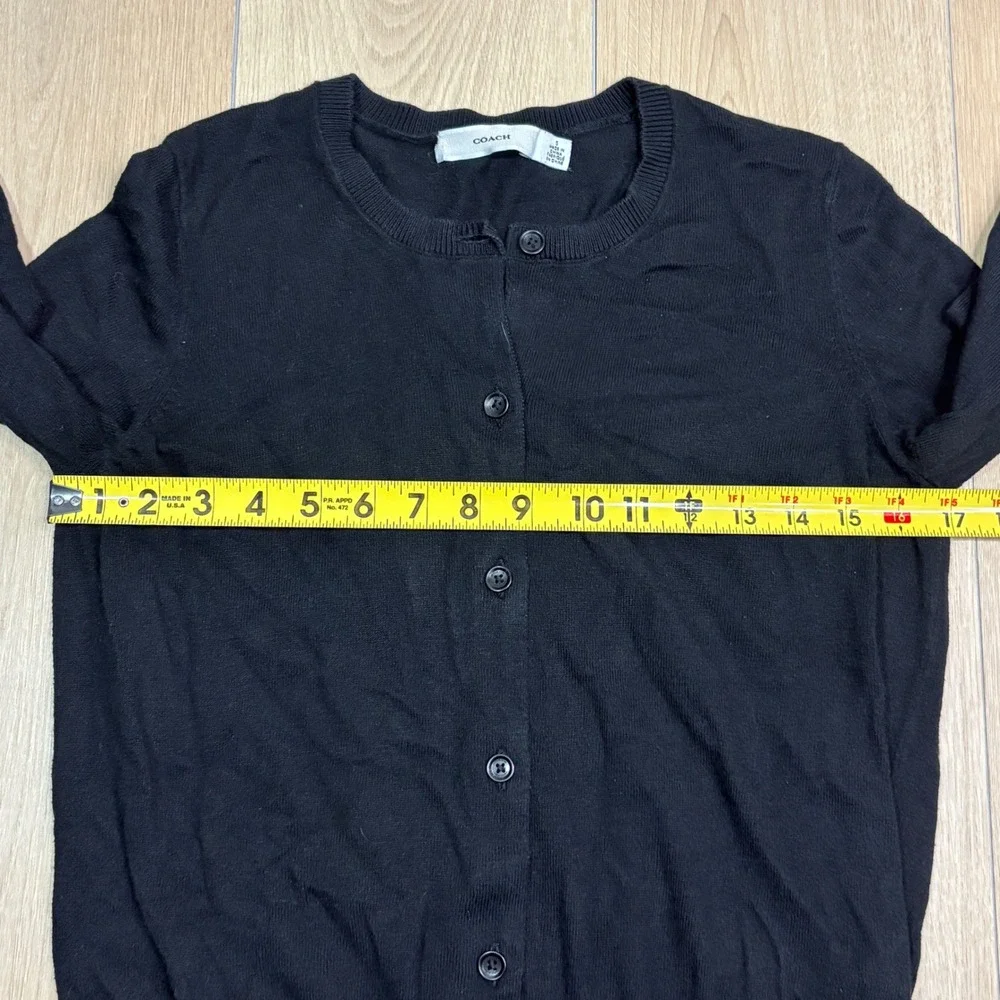 Coach button front